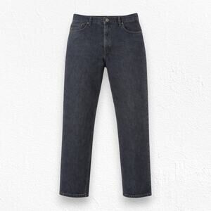 Vintage 90s Levi's 550 Black Relaxed Tapered Straight Jeans Size 36 Made in USA